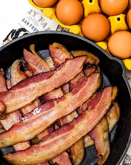 Bacon and eggs