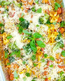 Baked Farfalle Marinara