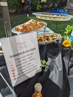 Croissants, Muffins, and Fresh Fruit