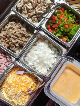 Omelette Bar with Toppings