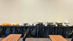 Catering for a Reality group in Riverside