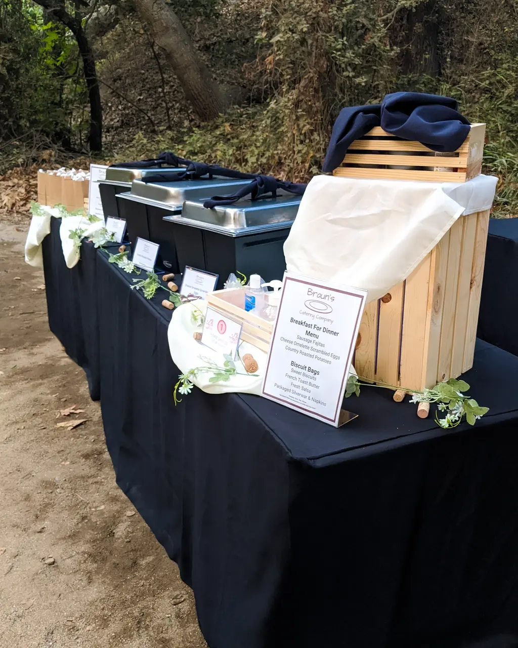 Wedding Catering Display